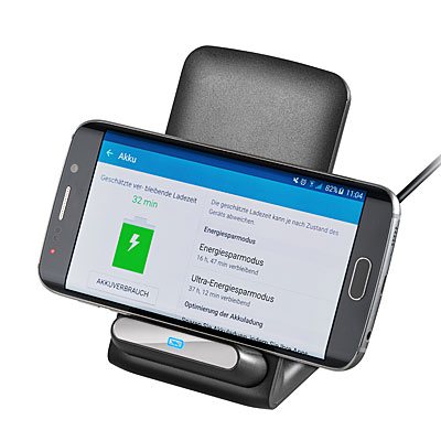 goobay Handy-Tischladestation f�r Smartphones mit Qi-Ladefunktion, Artikelnummer: UZ-990085